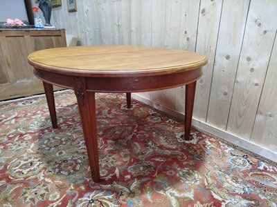 Art Nouveau style oval dining table