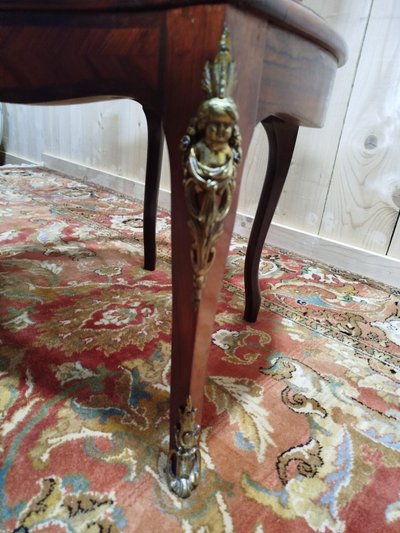Fauteuil de bureau canné de style Louis XV - Transition