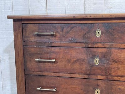 Cassettiera in noce di fine Ottocento