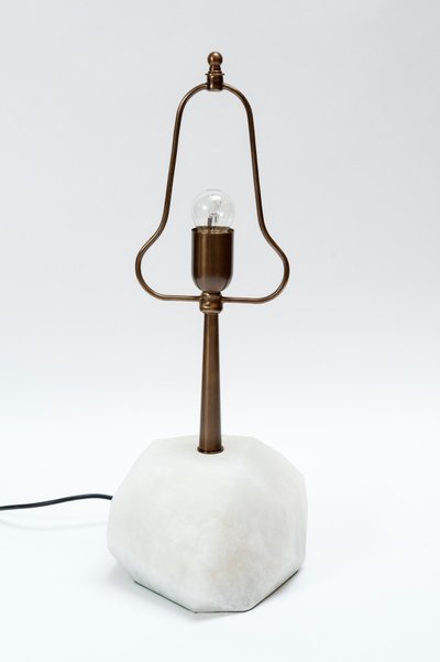 Apparecchi Glustin - Lampade da tavolo in alabastro sfaccettato
