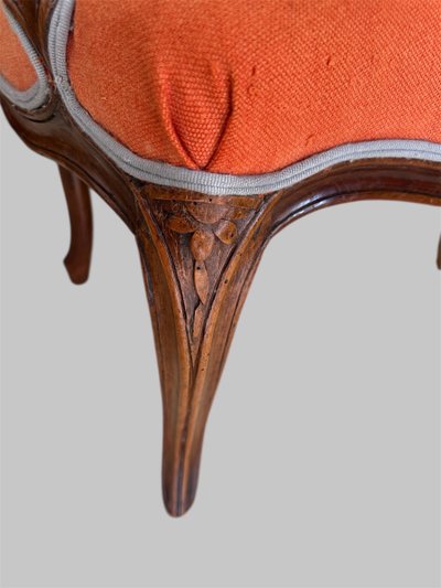 Important fauteuil Louis XV en cabriolet
