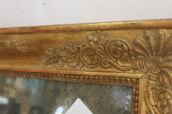 Specchio Piccolo Impero Dorato, Mercurio 46 X 66 Cm