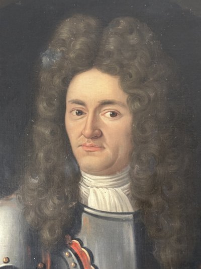 H/T Brustbild eines Aristokraten in Rüstung