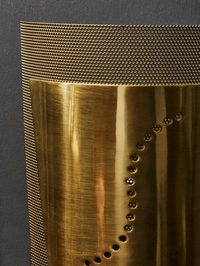 S wall lights in brushed brass Atelje Lyktan