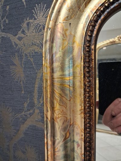 Specchio in rame riscaldato Luigi Filippo, 81 x 60