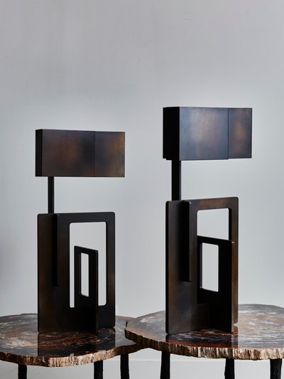 Pair of Kit table lamps by Esperia