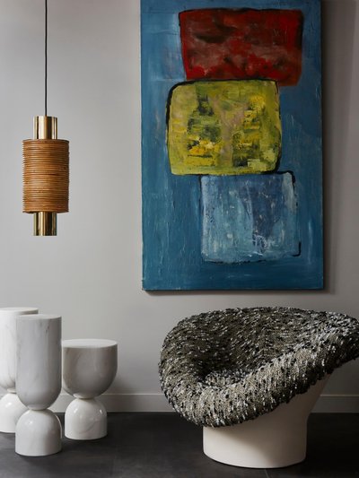 Brass and wood suspensions