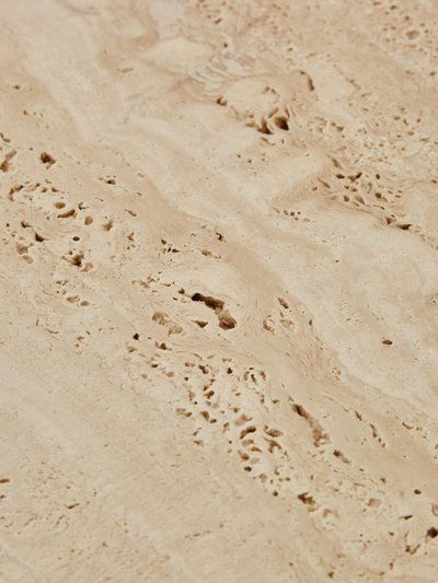 Moderne Konsole aus Travertin von Glustin Leuchten