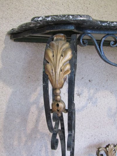Console en fer forgé