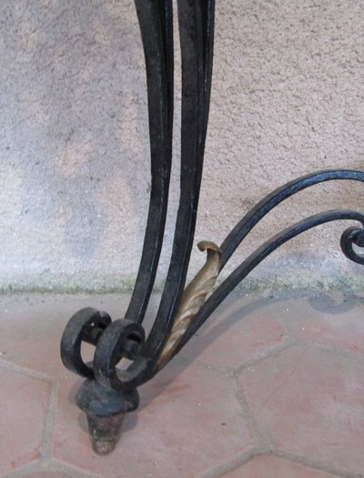 Console en fer forgé