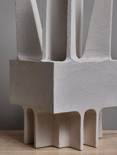 Modern ceramic table lamp by Frederic Bourdiec