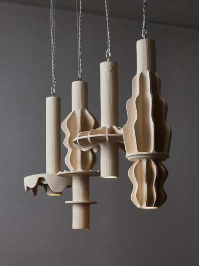 Olivia Cognet ceramic pendant lamps