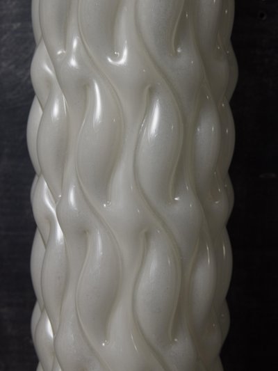 Set of four wall sconces in metal and blown Murano glass