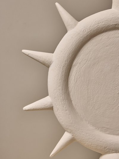 Pair of Sunshine table lamps in plaster