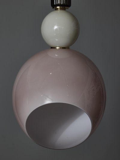 Asymmetrical Murano glass pendants