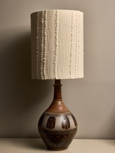 Table lamp in glazed ceramic by André L'helguen