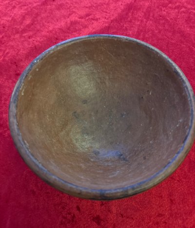 North African nomadic terracotta bowl