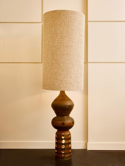 Georges Pelletier Towering ceramic lamp