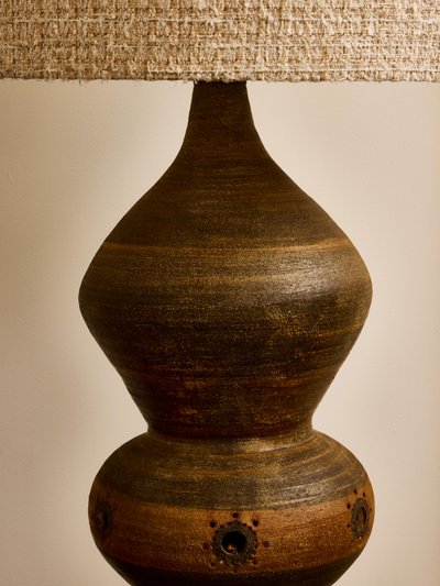 Georges Pelletier Towering ceramic lamp