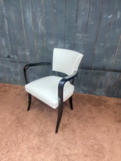 Paar vollständig restaurierte Art-Deco-Sessel circa 1930