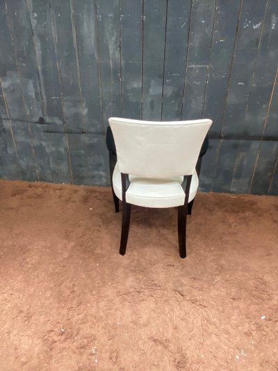 Paar vollständig restaurierte Art-Deco-Sessel circa 1930