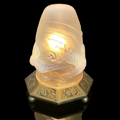 Lampada da notte Verlys decorata con anatre selvatiche