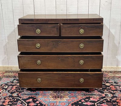 Commode anglaise 19ème en acajou