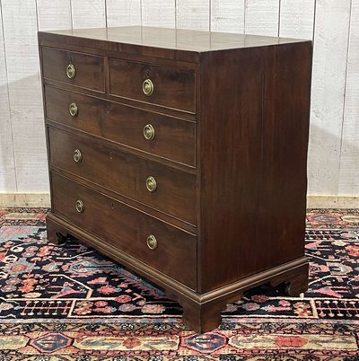 Commode anglaise 19ème en acajou