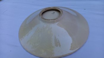 Art-deco Desvres earthenware cup