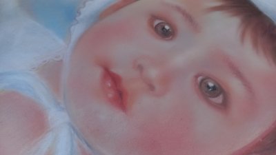 Kinderporträt in Pastell