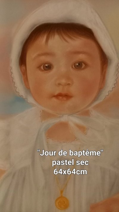 Kinderporträt in Pastell