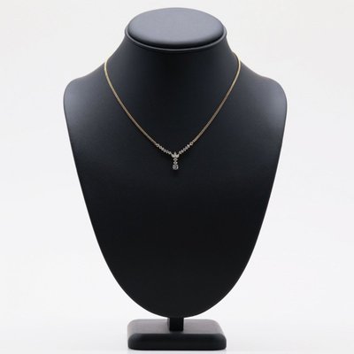 Halskette aus Gelbgold und Diamanten