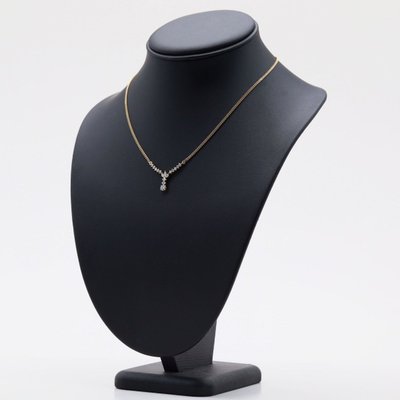 Halskette aus Gelbgold und Diamanten
