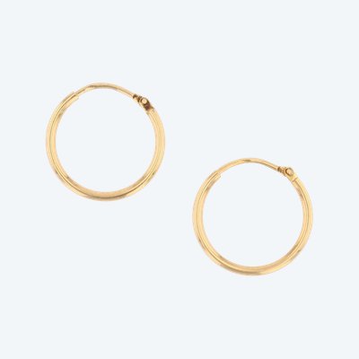 Orecchini A Cerchio Intrecciati Da 30 Mm Placcati Oro Rosa: Il Tocco Chic Per Ogni Occasione