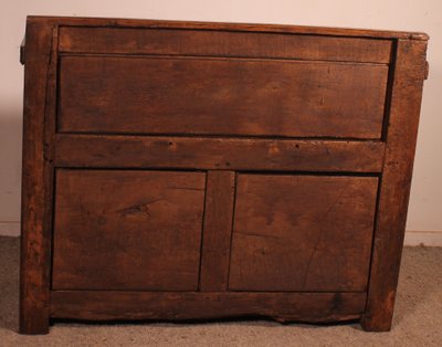 Oak Bench With Gothic Elements