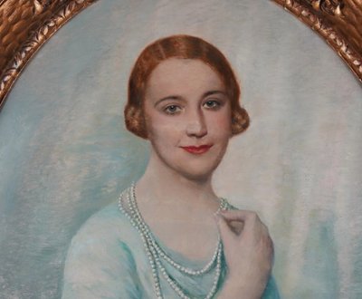 Wichtiges Gemälde Porträt einer Person (Dijon) Vital Keuller (1866-1945) + Rahmen