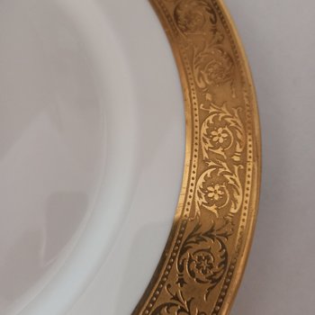 Haviland Thisle Plate