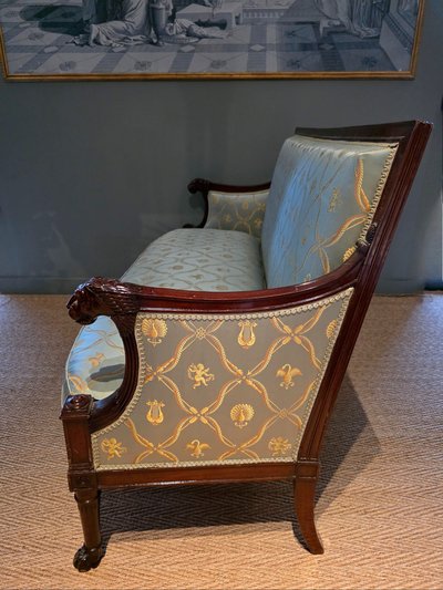 Empire period sofa, attributed to Demay.