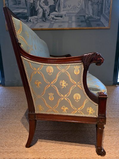 Empire period sofa, attributed to Demay.