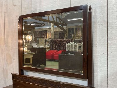 Tavolino da toilette inglese in mogano, inizio XX secolo