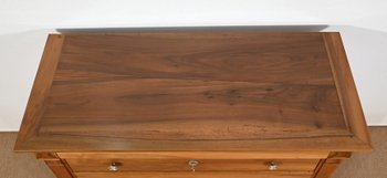 Petite Commode en Noyer massif, époque Directoire – Début XIXe