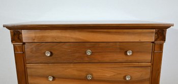 Petite Commode en Noyer massif, époque Directoire – Début XIXe
