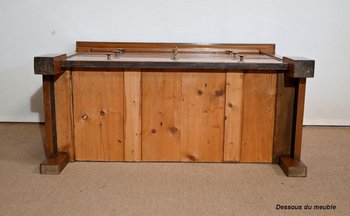 Petite Commode en Noyer massif, époque Directoire – Début XIXe