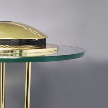 1980 Superb table lamp "Saturn" by Robert Sonneman for Gerorge Kovacs