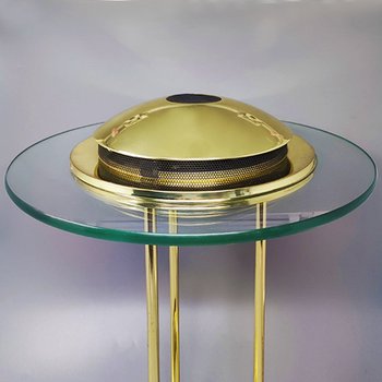 1980 Superb table lamp "Saturn" by Robert Sonneman for Gerorge Kovacs