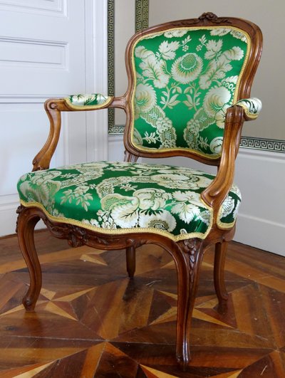 Pierre Nogaret - paire de fauteuils cabriolet d'époque Louis XV - estampille