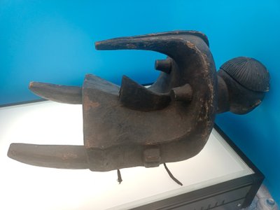 Monumentale Helmmaske, zuzuordnen der Wawa-Gruppe des Ogbobdo-Enyi-Typs