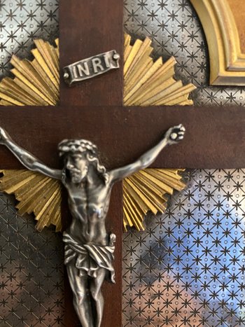 CRUCIFIX ON STAND