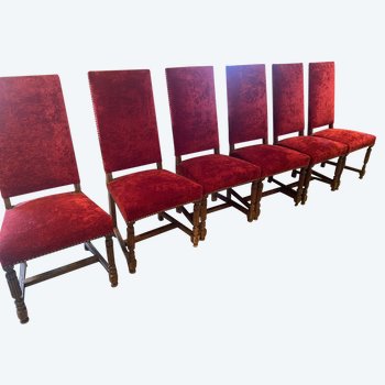 6 High Back Chairs