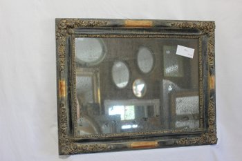 Restauro di un piccolo specchio, patina e ghiaccio Mercury 49 X 61 cm